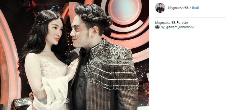 Zaskia Gotik dan Nassar. (Instagram/@kingnassar88)