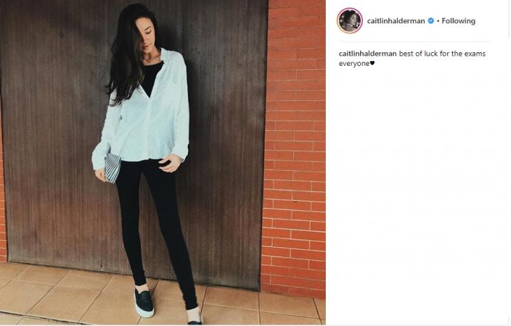 Caitlin Halderman. (Instagram/@caitlinhalderman)