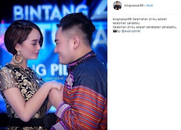 Zaskia Gotik dan Nassar. (Instagram/@kingnassar88)