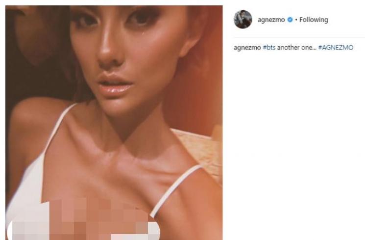 Penampilan Agnez Mo yang dinilai kurus. (Instagram/@agnezmo)