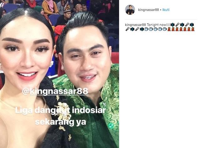 Zaskia Gotik dan Nassar. (Instagram/@kingnassar88)