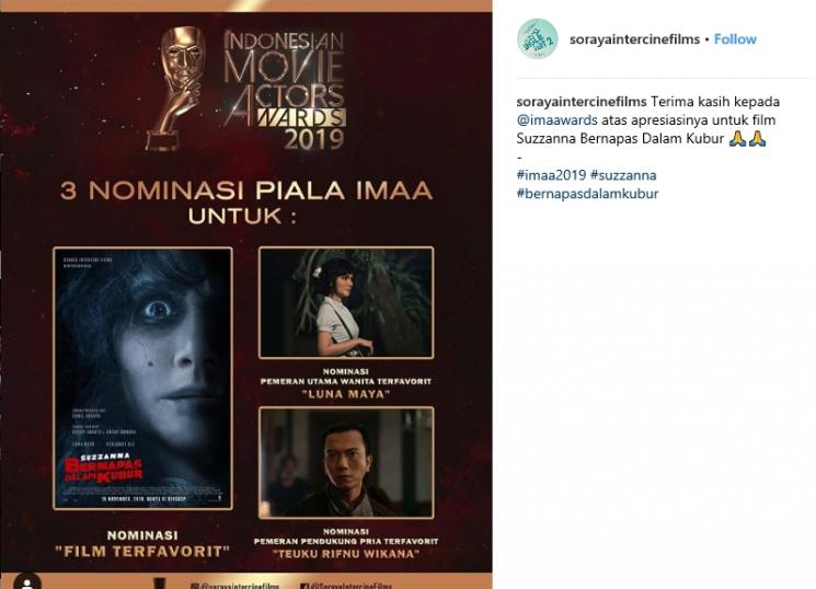 Film Suzzanna Bernapas Dalam Kubur (Instagram/@sorayaintercinefilms)