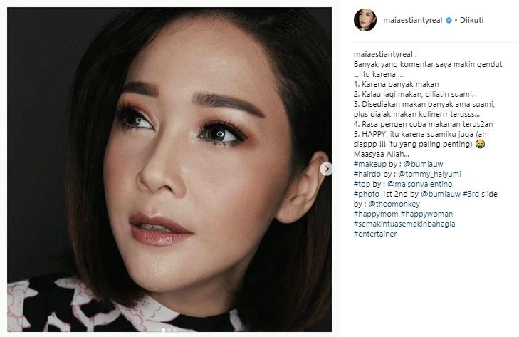 Maia Estianty. (Instagram/@maiaestiantyreal)