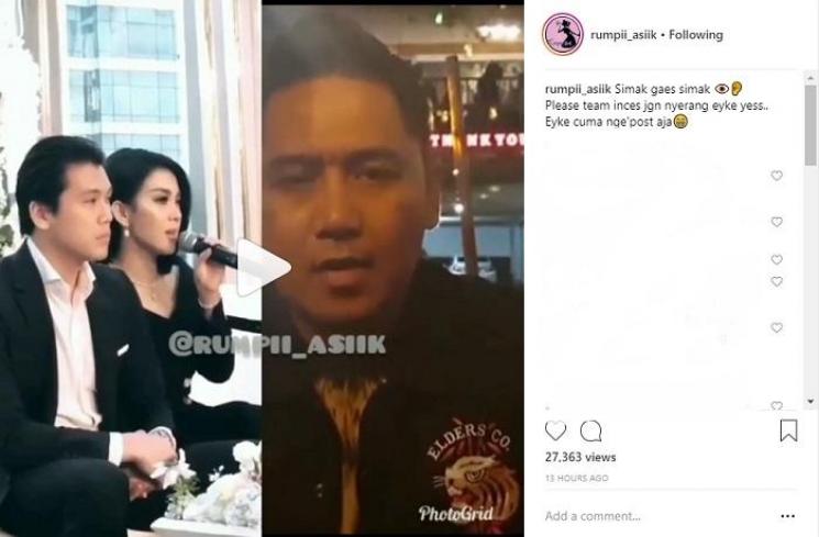 Aura Reino Barack disebut lebih cocok dengan Luna Maya (Instagram @rumpii_asiik)