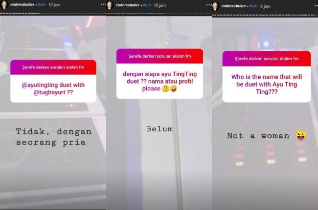 Bocoran lagu baru Ayu Ting Ting dari produsernya, Ender Cabuker. (Instagram/@endercabuker)