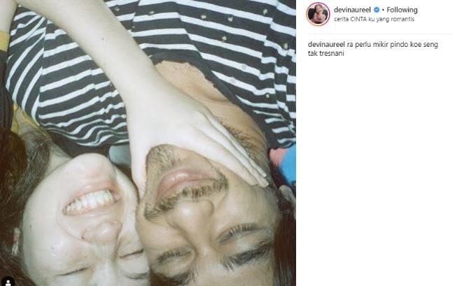 Devina Aureel dan Wafda Saifan. (Instagram/@wafda90)