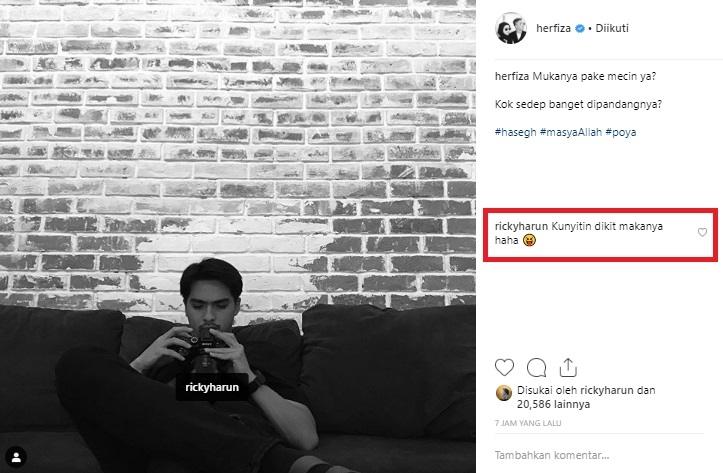 Ricky Harun. (Instagram/@herfiza)