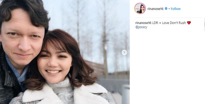 Rina Nose dengan Josscy. (Instagram/@rinanose16)