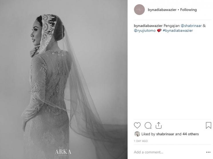 Momen pengajian Shabrina Ayu jelang menikah dengan Ryuji Utomo. (Instagram/@bynadiabawazier)