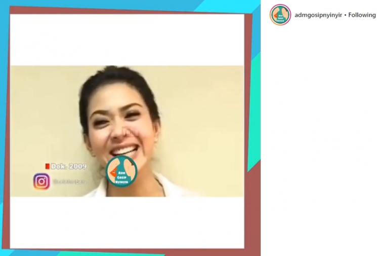 Syahrini. (Instagram/@admgosipnyinyir)