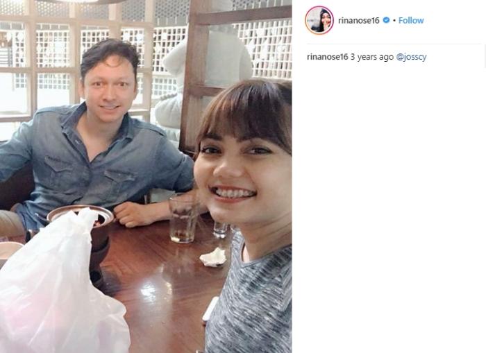 Foto lama Rina Nose dan Josscy. (Instagram/@rinanose16)