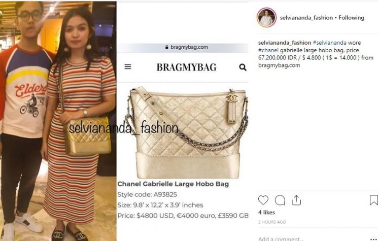 Fashion item Selvi Ananda. (Instagram/@selviananda_fashion)