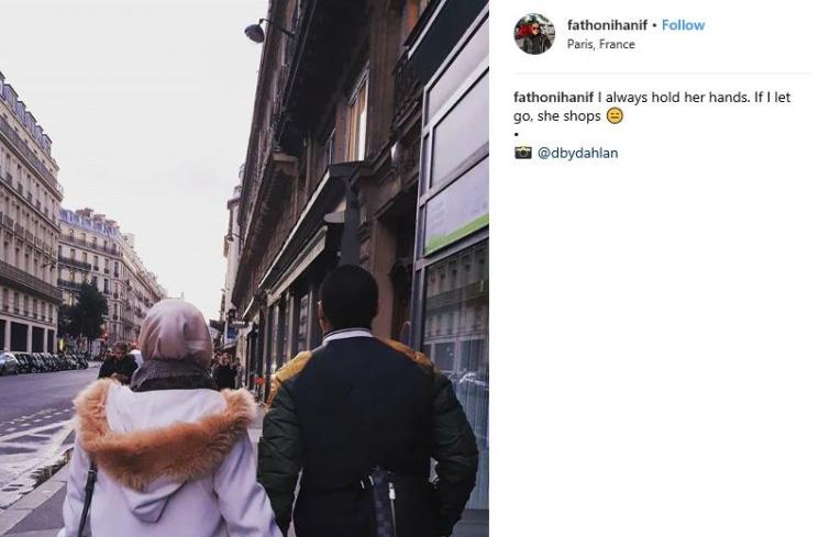 Melody Eks JKT 48 dan Suami (Instagram/@fathonihanif)