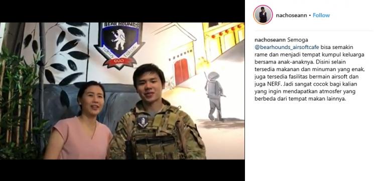 Veronica Tan dan Nicholas Sean (Instagram/@nachoseann)
