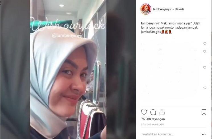 Aisyahrani (Instagram @lambenyinyir)