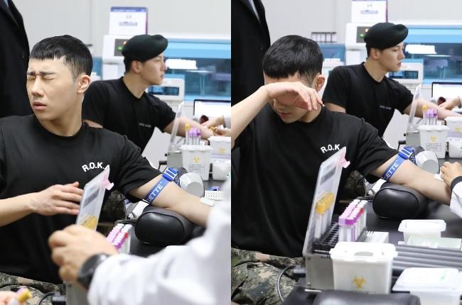 Ji Chang Wook dan Sunggyu Infinite saat disuntik (Twitter/@MISSARAP)