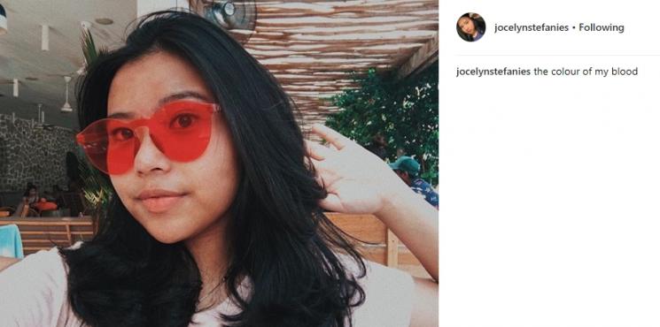 Jocelyn Suherman. (Instagram/@jocelynstefanies)