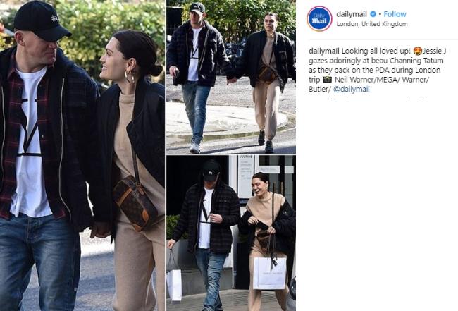 Channing Tatum dan Jessie J. (Instagram/@dailymail)