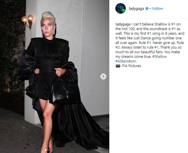 Lady Gaga. (Instagram/@ladygaga)