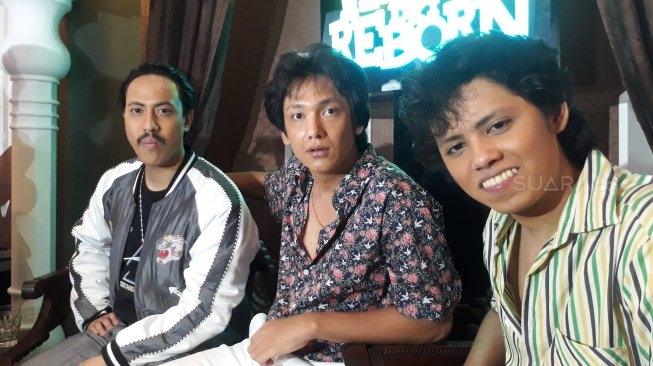 Randy Nidji, Adipati Dolken, dan Aliando Syarief bintangi Warkop DKI Reborn [Suara.com/Sumarni]