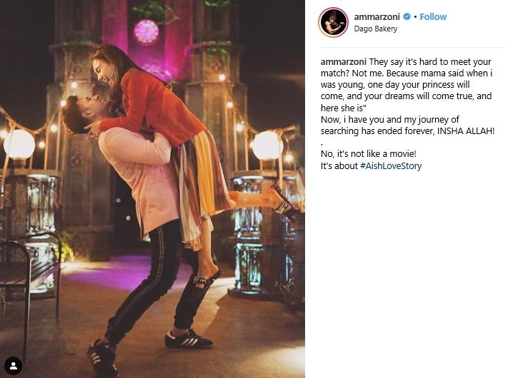 Ammar Zoni dan Irish Bella (Instagram/@ammarzoni)