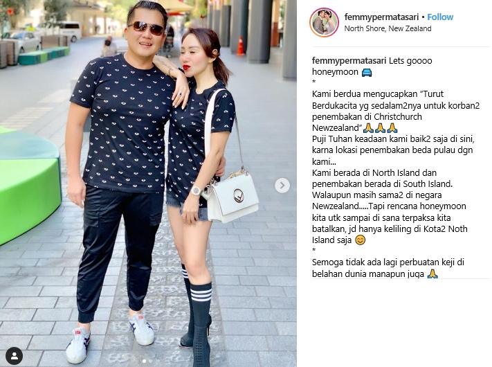 Femmy Permatasari dan Suami (Instagram/@femmypermatasari)