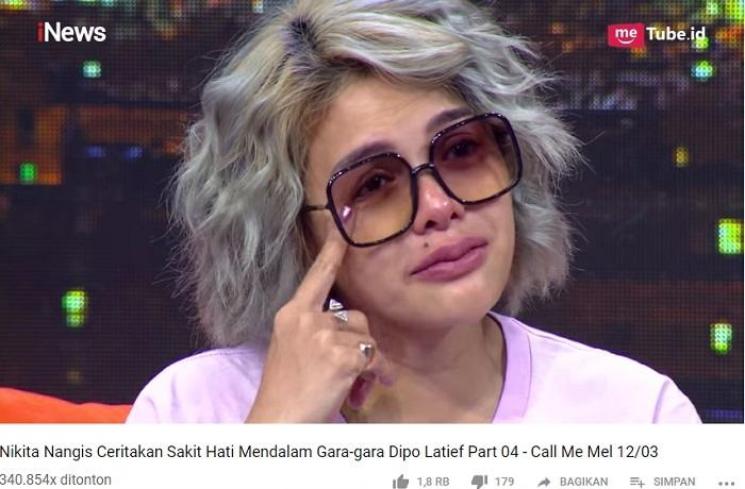 Nikita Mirzani (Tangkapan layar YouTube iNews Entertainment)