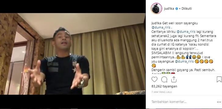 Judika dangdutan. (Instagram/@jud1ka)