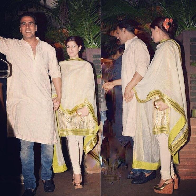 Akhsay Kumar dan Twinkle Khanna. (Instagram/@twinklerkhanna)