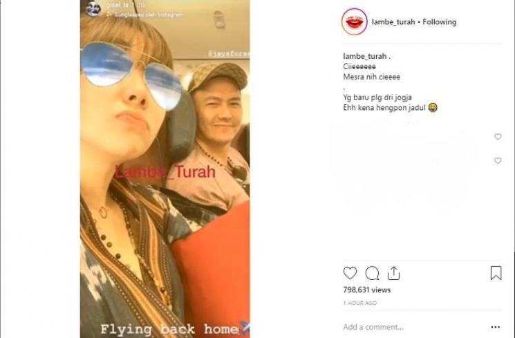 Gisella Anastasia dan Wijin (Instagram @lambe_turah)