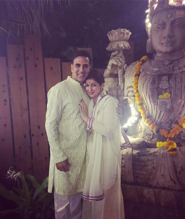 Akhsay Kumar dan Twinkle Khanna. (Instagram/@twinklerkhanna)