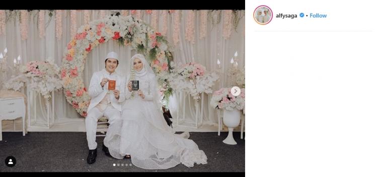 Alfy Saga dan Fatma (Instagram/@alfysaga)
