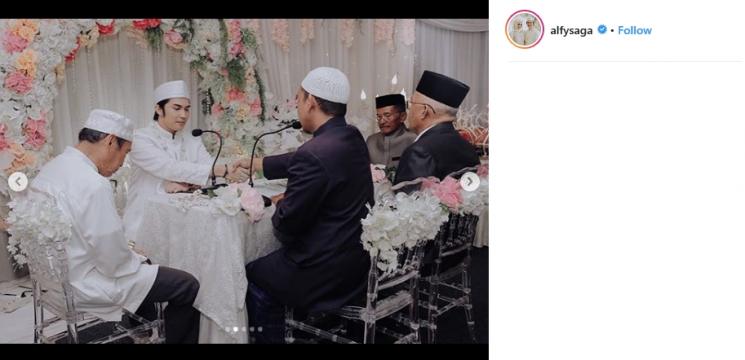 Alfy Saga dan Fatma (Instagram/@alfysaga)