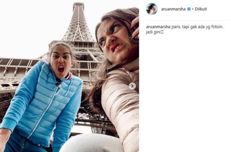 El Rumi dan Marsha Aruan. (Instagram/@aruanmarsh)