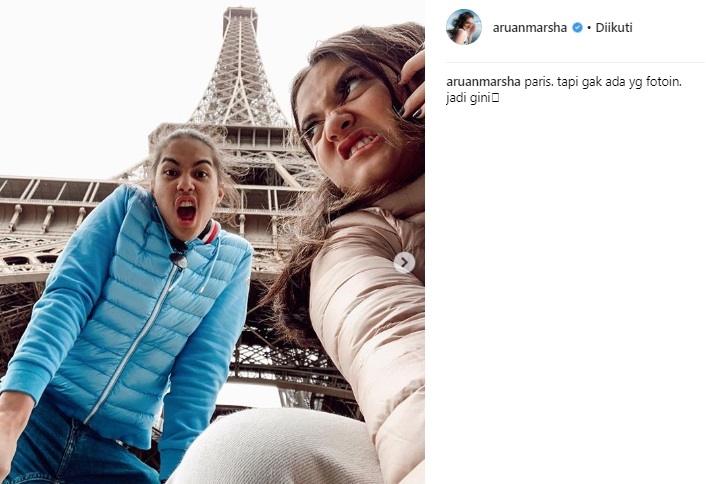 El Rumi dan Marsha Aruan. (Instagram/@aruanmarsh)