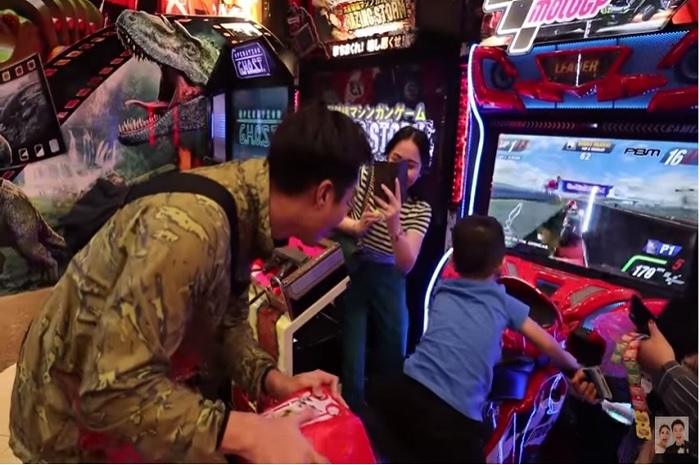 Baim Wong gangguin Rafathar (Tangkapan Layar YouTube Channel baim Paula)