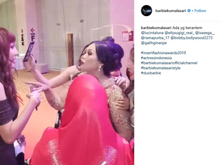 Lucinta Luna dan Elly Sugigi (Instagram/@barbiekumalasari)