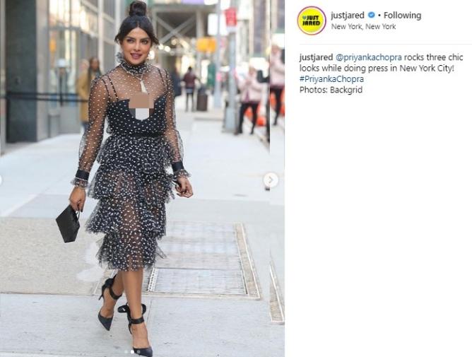Priyanka Chopra. (Instagram/@justjared)