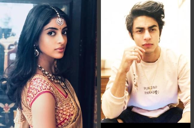 Navya Naveli Nanda dan Aryan Khan (Kolase Instagram)
