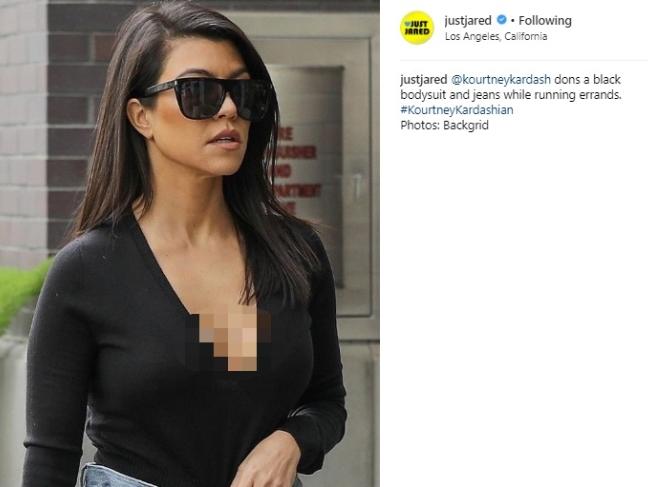 Kourtney Kardashian. (Instagram/@justjared)