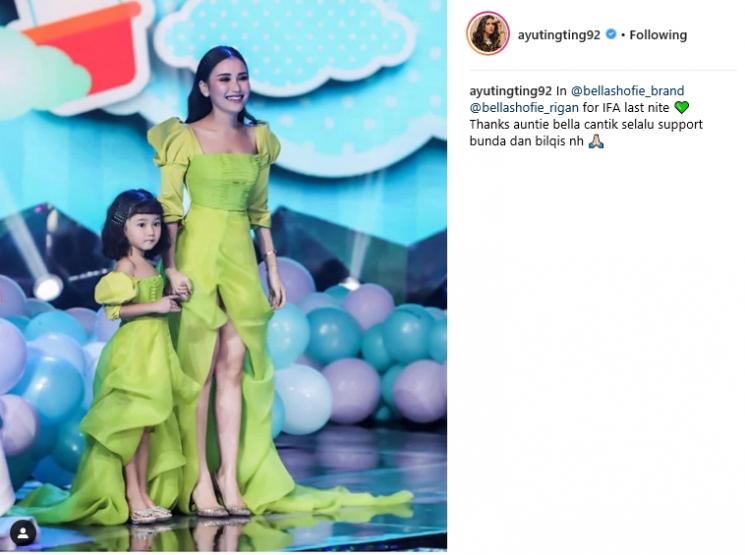 Ayu Ting Ting dan Bilqis (Instagram/@ayutinting92)
