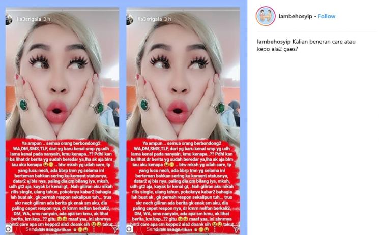 Lia Ladysta (Instagram/@lambehosyip)