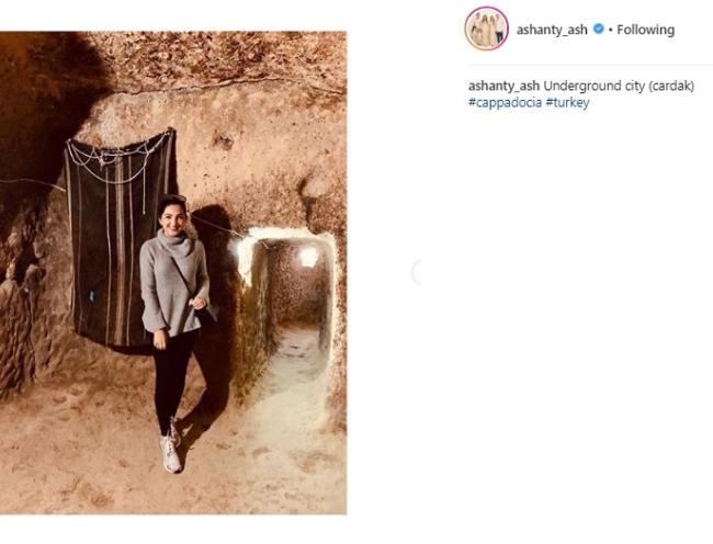 Ashanty di Turki. (Instagram/@ashanty_ash)