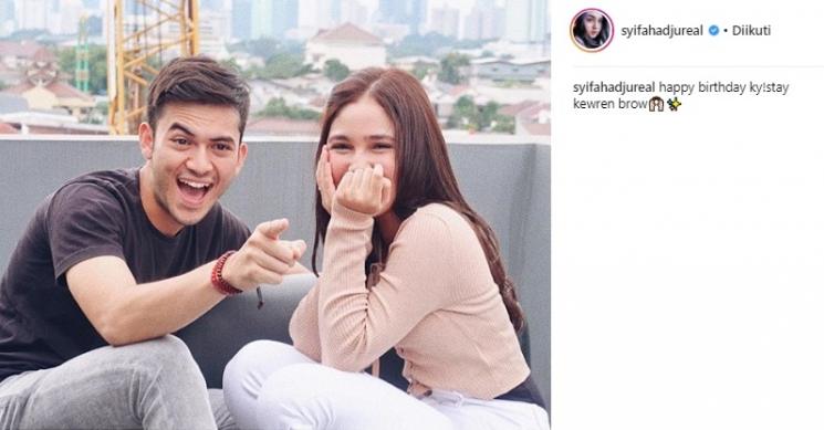 Rizky Nazar dan Syifa Hadju. (Instagram/@syifahadjureal)