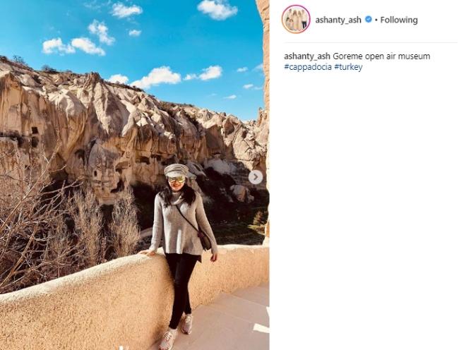 Ashanty di Turki. (Instagram/@ashanty_ash)