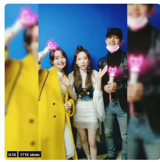 Yoona, Taeyeon SNSD dan Minho SHINee (Twitter/@SMTOWNGLOBAL)