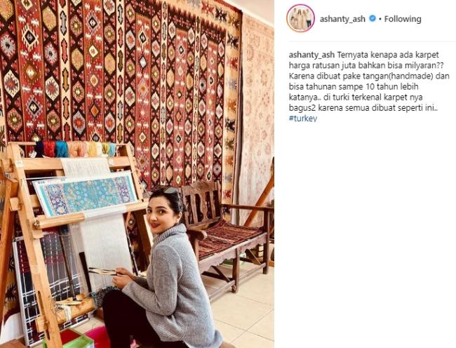 Ashanty di Turki. (Instagram/@ashanty_ash_