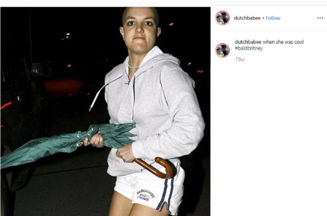 Britney Spears. (Instagram/@dutchbabee)