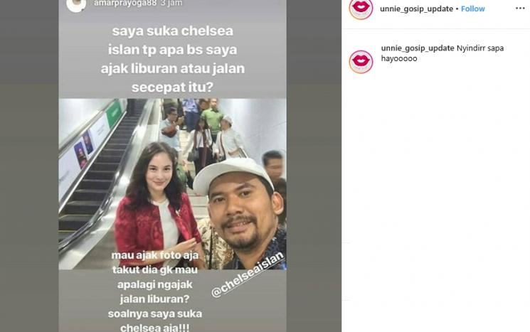 Instagram Stories Asisten Gading Marten (Instagram/@unnie_gosip_update)
