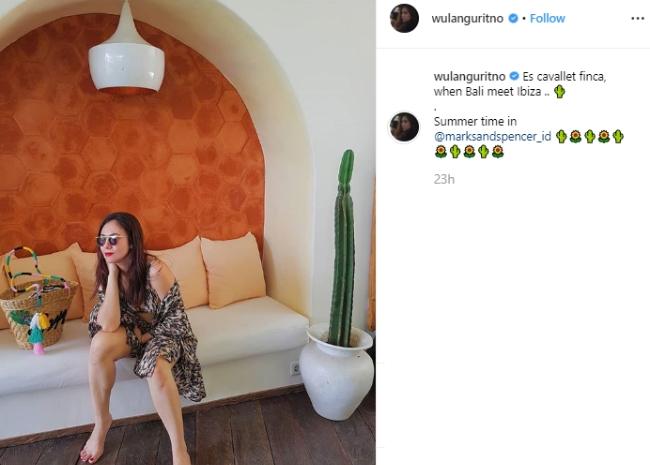 Wulan Guritno. (Instagram/@wulanguritno)